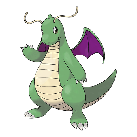 Dragonite shiny artwork