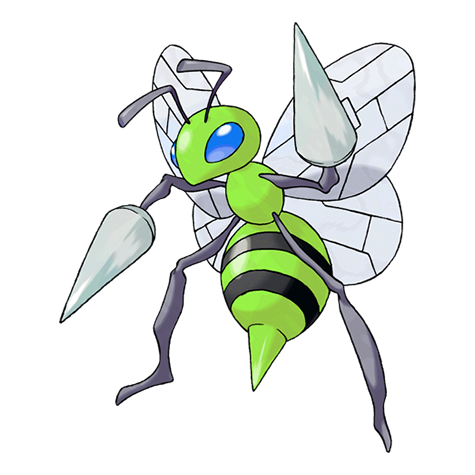 Beedrill shiny artwork