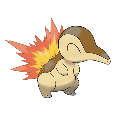 Cyndaquil shiny artwork