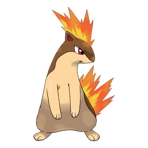 Quilava shiny artwork