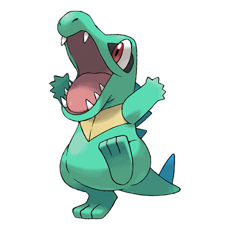 Totodile shiny artwork