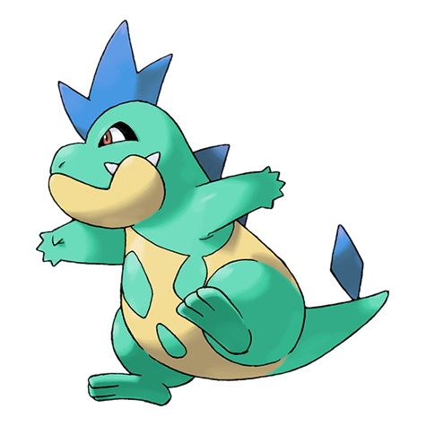 Croconaw shiny artwork