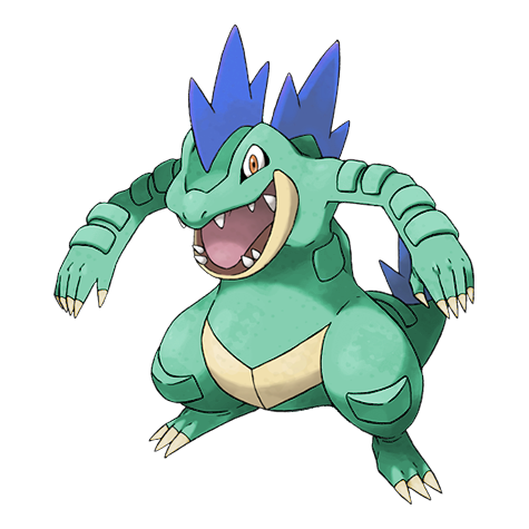 Feraligatr shiny artwork