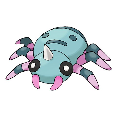 Spinarak shiny artwork