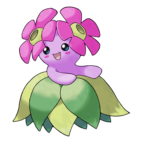 Bellossom shiny artwork