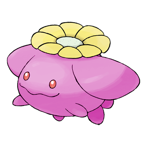 Skiploom shiny artwork