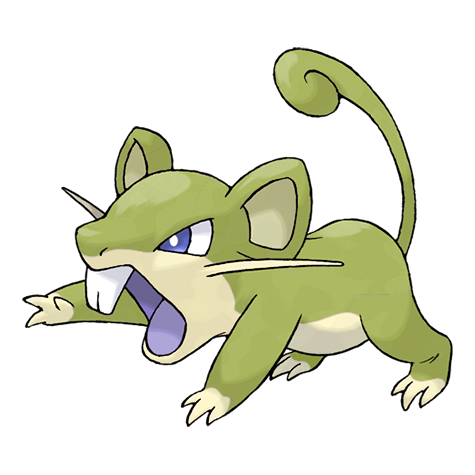 Rattata shiny artwork