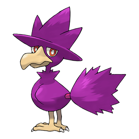 Murkrow shiny artwork