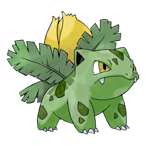 Ivysaur shiny artwork