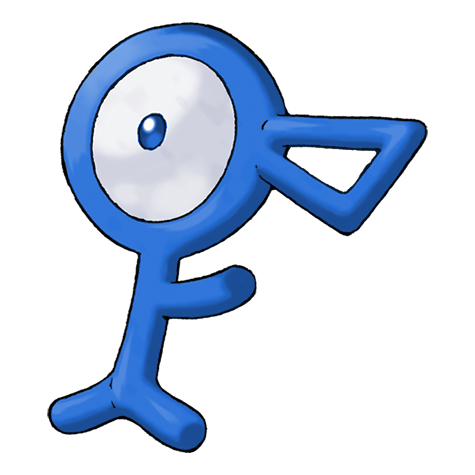Unown shiny artwork