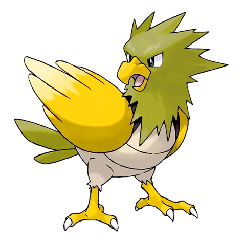 Spearow shiny artwork