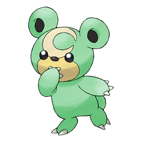 Teddiursa shiny artwork