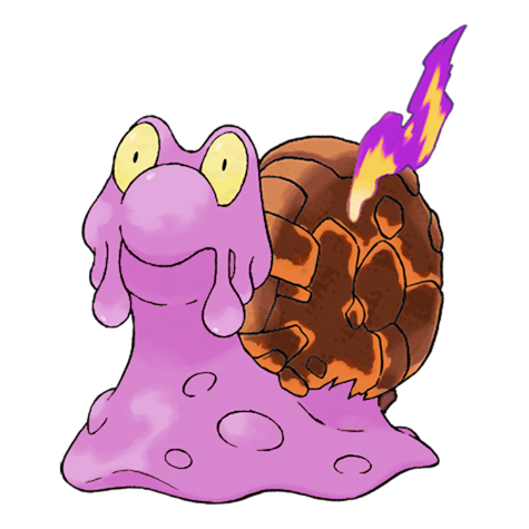 Magcargo shiny artwork