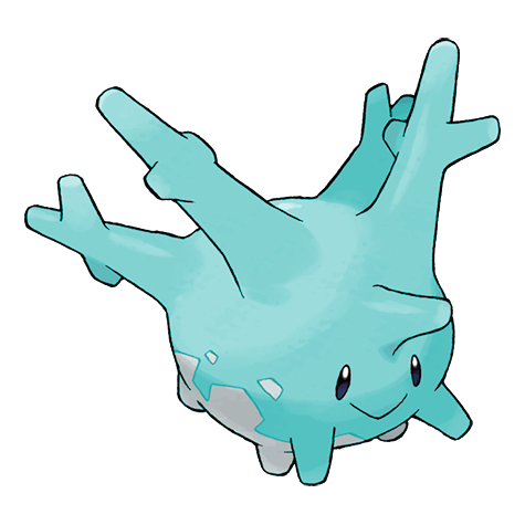 Corsola shiny artwork