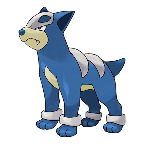 Houndour shiny artwork