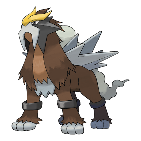 Entei shiny artwork