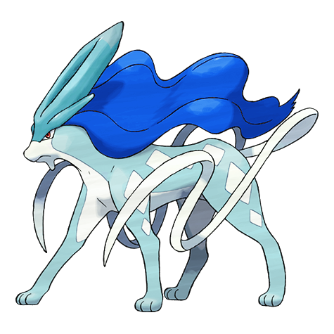 Suicune shiny artwork