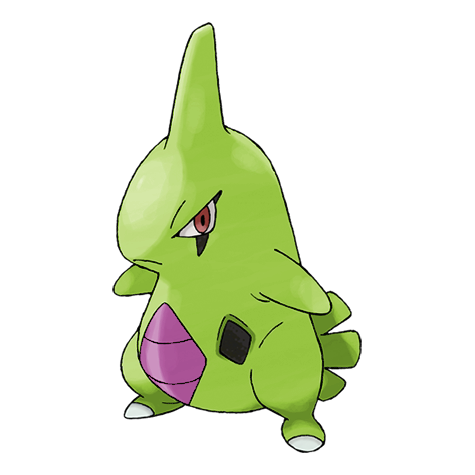 Larvitar shiny artwork