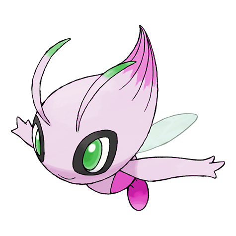 Celebi shiny artwork