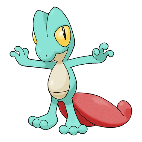 Treecko shiny artwork