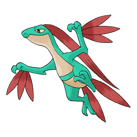 Grovyle shiny artwork