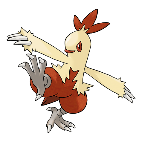 Combusken shiny artwork