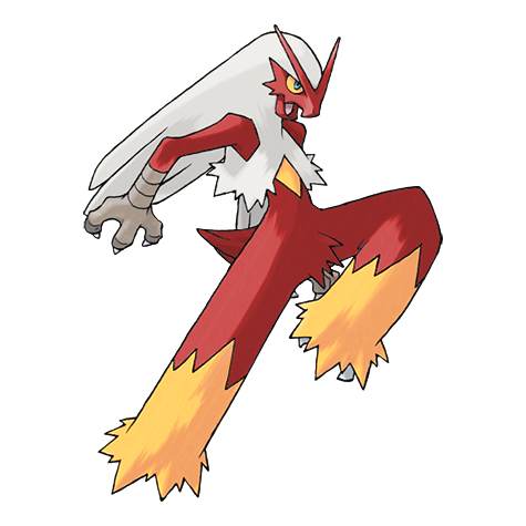 Blaziken shiny artwork