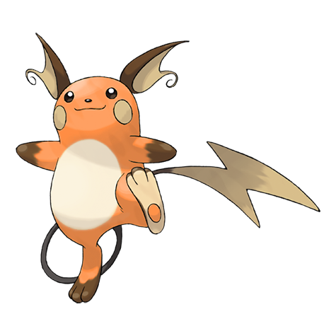 Raichu shiny artwork