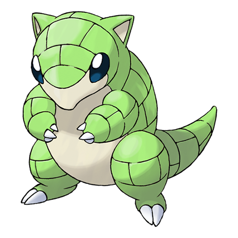 Sandshrew shiny artwork