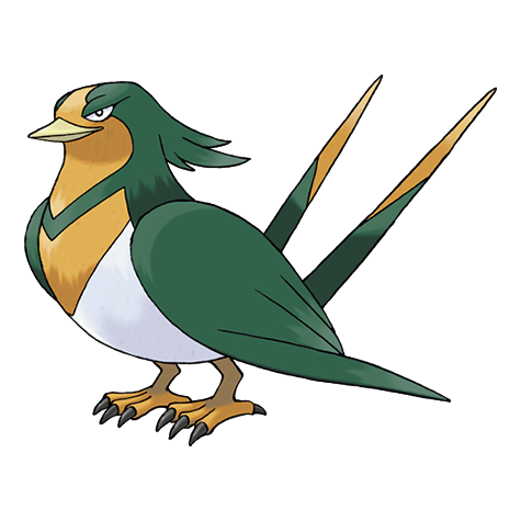 Swellow shiny artwork