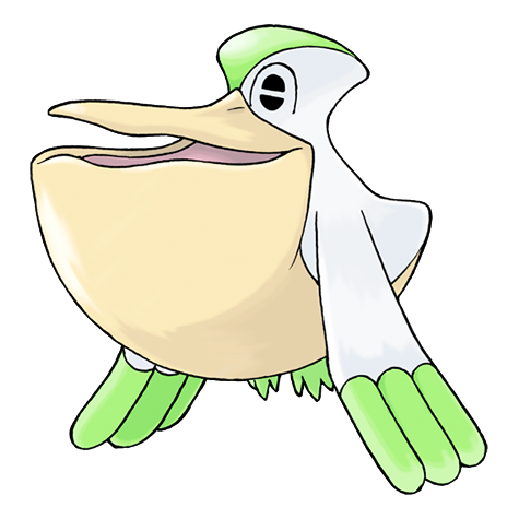 Pelipper shiny artwork