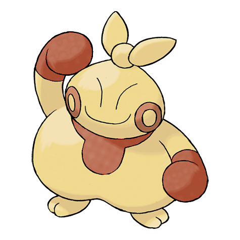 Makuhita shiny artwork