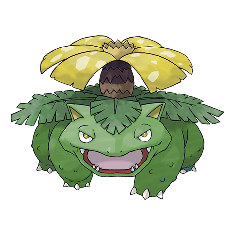 Venusaur shiny artwork