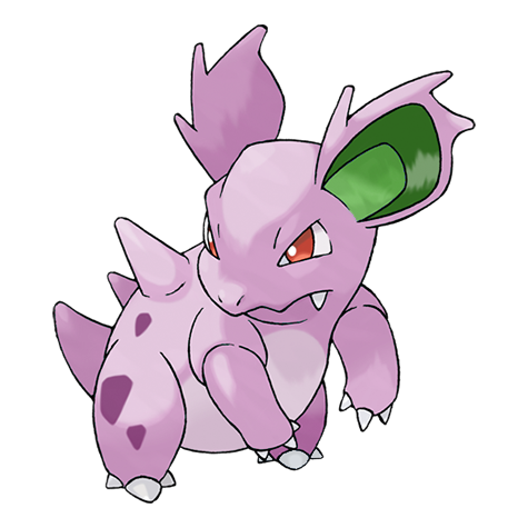 Nidorina shiny artwork