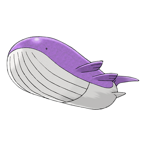 Wailord shiny artwork