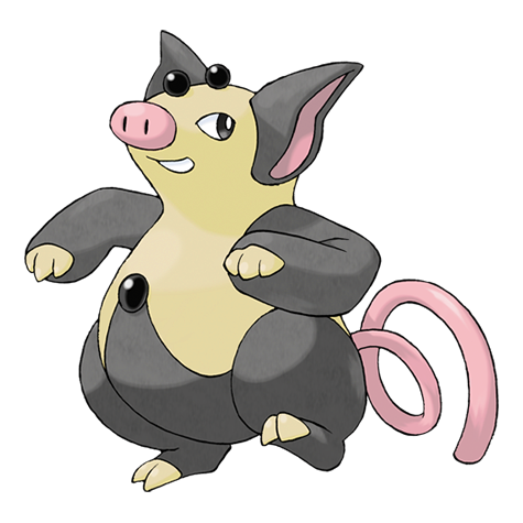 Grumpig shiny artwork
