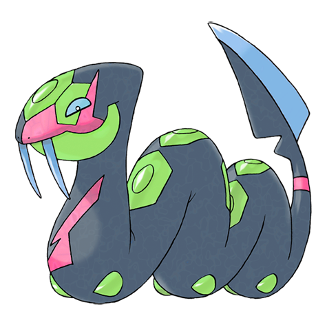 Seviper shiny artwork