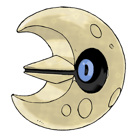 Lunatone shiny artwork