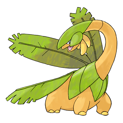 Tropius shiny artwork