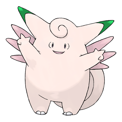 Clefable shiny artwork