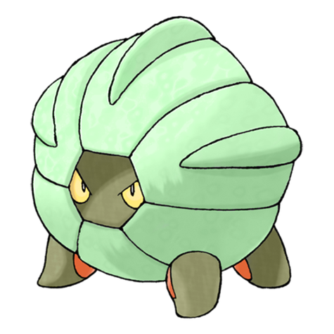 Shelgon shiny artwork