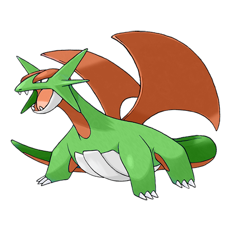 Salamence shiny artwork
