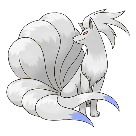 Ninetales shiny artwork