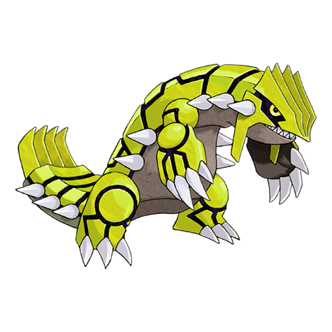 Groudon shiny artwork