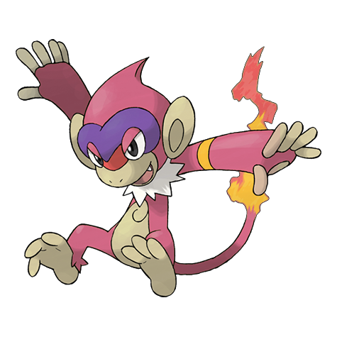 Monferno shiny artwork