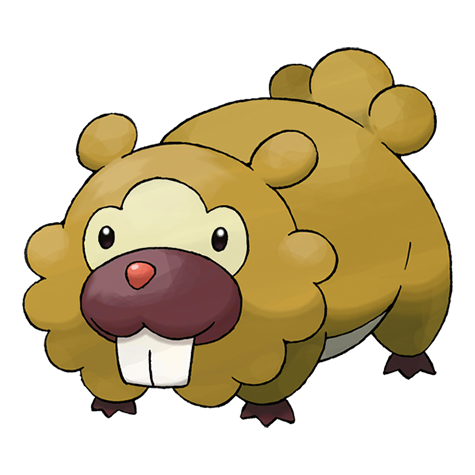 Bidoof shiny artwork