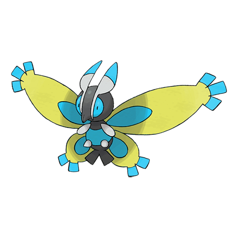 Mothim shiny artwork