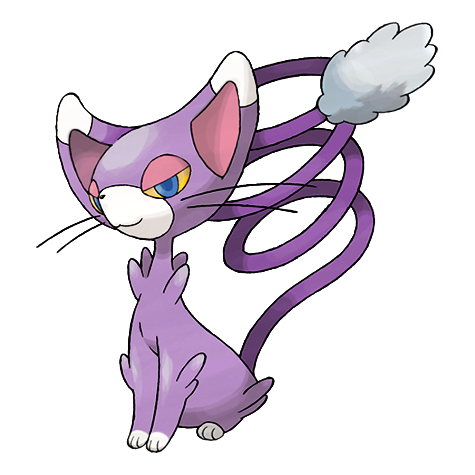 Glameow shiny artwork