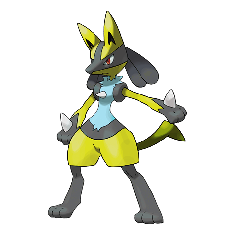 Lucario shiny artwork