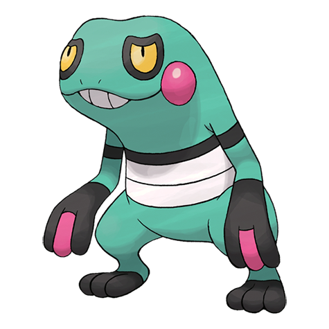 Croagunk shiny artwork